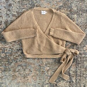 Wrap Around Knit Sweater